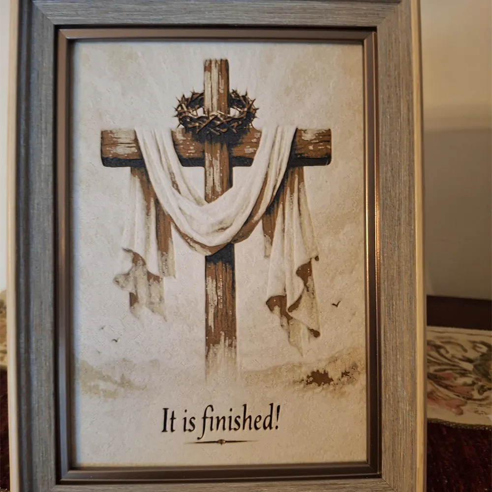 It Is Finished – 3D Cross Artwork