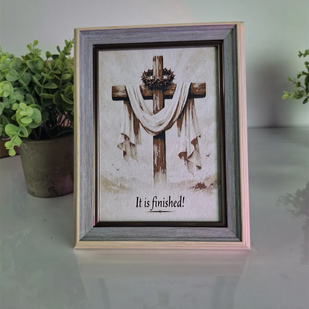 It Is Finished – 3D Cross Artwork
