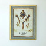 Load image into Gallery viewer, It Is Finished – 3D Cross Artwork
