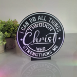 Load image into Gallery viewer, I Can Do All Things — Philippians 4:13 Lightbox
