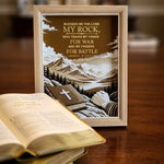 Load image into Gallery viewer, Psalm 144:1 “My Rock” — Christian Wall Art
