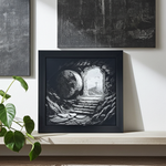 Load image into Gallery viewer, He Is Risen – Realistic 3D Empty Tomb Artwork
